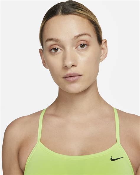 nike essential damen badeanzug|Nike Essential Racerback Bikini Top.